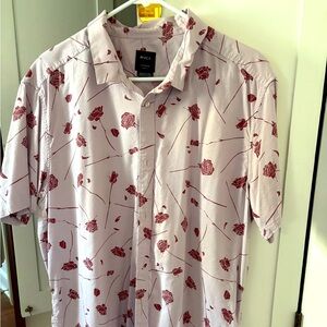 Lightly worn men’s RVCA button down - XL